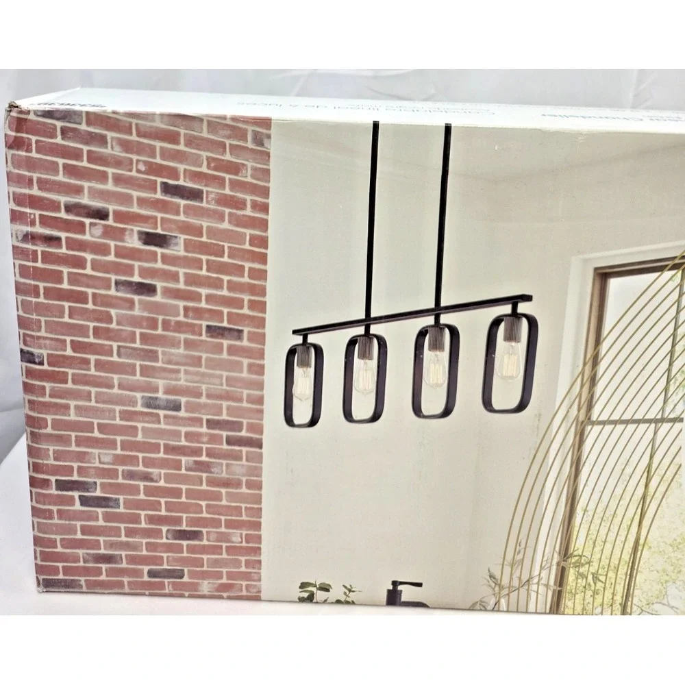 Origin 21 TREGO ELW70200L2-MB 4-Light Linear Chandelier 39